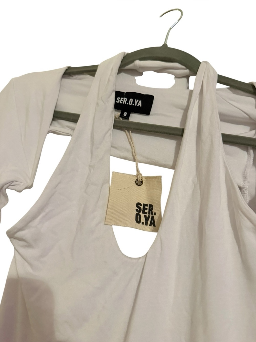 SER.O.YA NWT Lana Dress White Size Small - Picture 4 of 6
